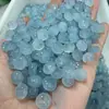 Color Gema Azul Marino Transparente Calabaza 10mm Azul Cielo Calabaza Congelada Cuentas Sueltas Venta al por mayor DIY Joyería de Jade Pulsera Accesorios de Jade