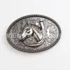 Hebilla de Cinturón de Aleación de Zinc con Cabeza de Caballo Estilo Western Placa de Aleación Hebilla Accesorios para Cinturón