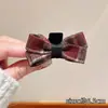 Pinza para el Cabello de Lazo a Cuadros de Lana, Tamaño Pequeño, Pinza de Gama Alta para Flequillo Lateral, Pasador, Pinza de Tiburón para Cabello Semirecogido, Accesorio para el Cabello