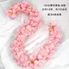 Rattan Simulando Flor de Cerejeira, Trepadeiras Artificiais, Flores de Plástico, Flores de Seda, Tubos de Água de Ar Condicionado, Decoração de Teto Interno Enrolada e Bloqueadora
