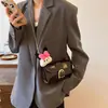 Bolso Pequeño de Cadena Bolso para Teléfono Móvil para Mujer 2026 Nuevo Moda Tendencia Brillante Bolso Cuadrado Pequeño Versátil Bolso Pequeño de Hombro Cruzado