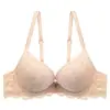 Conjunto de sujetador de encaje sexy transfronterizo europeo y americano para pechos pequeños para que parezcan más grandes, con efecto push-up, talla grande y soporte lateral para el pecho