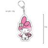 Periférico de Animación Sanrio hello Gato Lindo Kulomi Llavero Acrílico Colgante Perro Yugui