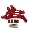 Adecuado para piezas de modificación de vehículos eléctricos SOCO pedal delantero velocidad TS/TC modificación pedal plegable de aleación de aluminio CNC