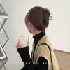 Clip Metálico Negro Discreto Pinza Cuadrada Grande para el Cabello para Mujeres Pinza de Tiburón Coreana Pinza para el Cabello Accesorios para el Cabello