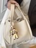 Bolso de Mano de Alta Gama a la Moda para Mujer 2025 Verano Nuevo Estilo Coreano Bolso Cubo de Nicho Bolso Cruzado Sencillo para Madre e Hija