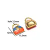Pingente de Bolsa Dourado em Aço Inoxidável 18K Exquisito e Luxuoso com Gotejamento de Óleo para DIY Colar Pulseira Acessórios de Roupa