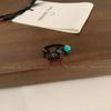 Lindo anillo de gato negro de dibujos animados divertido diseño nicho anillo abierto simple traje dedo índice