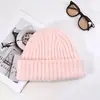 Gorro de Tricô com Logo Personalizado Transfronteiriço para Mulheres, Espessado e Quente, Bordado, Chapéu à Prova de Frio para Exportação para Outono e Inverno, Gorro Pulôver Unissex