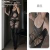 Macacão Sexy Transparente de Peça Única Jacquard de Renda Apaixonante e Interessante Roupas de Rede Quentes e Fáceis de Rasgar Abertura Atacado de Roupas de Rede