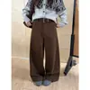 Pantalones Casuales de Pierna Ancha para Mujer Icciicc Primavera Sencillos Adelgazantes que Cubren la Cadera de Cintura Alta Línea 13 para Mujer 1964