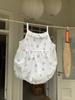 Conjunto de Duas Peças para Bebê Menina Estilo Coreano Ins Bebê Verão Shorts Fart Saia Floral Pequena com Forro Terno Fofo