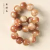 Pulsera de raíz de Bodhi de Jade Blanco Degradado para mujer, de enrollar en el dedo, suave, Rosario de Bodhi Wenwan, color alto, semilla original, pulsera de color Manzana Verde