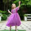 Vestido Sofia 2024 Vestido de Menina Vestido de Princesa Frozen Menina Rapunzel