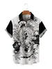Nuevas Camisas Casuales para Hombre de Venta Caliente Transfronteriza con Impresión Digital 3D, Camisas Hawaianas de Moda desde el Fabricante Original