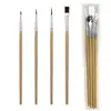 Pincel de Cerdas de Nylon Pincel para Pintar por Números Pincel para Colorear Graffiti Plaster Doll Bolígrafo para Dibujar Contornos Acuarela Gouache