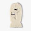 Gorro de punto bordado AK de tres agujeros nuevo transfronterizo bordado personalizado gorro para montar al aire libre a prueba de frío cálido con protección para las orejas