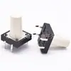 Interruptor Táctil 12*12*17 Interruptor de Tecla Vertical de Pin 4 Pines Ecológico Resistente a la Temperatura Microinterruptor 12*17.5