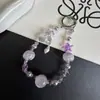 Novo Cordão de Celular com Contas de Cristal Estrela do Mar Pingente de Concha Chaveiro Bolsa Case de Fone de Ouvido Charme para Mulheres Atacado