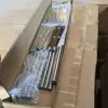 Secador de Roupas Invisível de Parede Transfronteiriço Rack de Armazenamento para Banheiro Secador de Roupas para Varanda Rack Telescópico Rack de Toalha de Aço Inoxidável