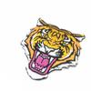 Dongguan Fábrica Bordado Animal Cabeça de Tigre Pano Adesivo Bordado Personalidade logotipo Pano Adesivo Bordado Carimbo Tecelagem Marca Carimbo