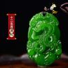 Colgante de Jaspe al por Mayor del Fabricante, Colgante de Material de Jade de Mongolia Exterior Santo Patrón del Zodíaco