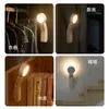 Lámpara de Mesa LED Creativa con Sensor de Movimiento, Luz Nocturna Recargable para Pasillos, Lámpara de Mesa de Noche para Dormitorio del Hogar, Lámpara de Escritorio para Estudio Protectora de Ojos