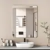 Espejo suave de pared autoadhesivo acrílico para baño tocador de casa espejo de lavado de alta definición sin taladro