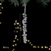Decoración Navideña Transfronteriza de Amazon Colgante de Barra de Hielo Transparente Acrílico Colgante para Árbol de Navidad Colgante de Navidad