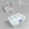 Caja de Componentes Transparente Desmontable, Caja de Almacenamiento Grande, Caja para Tornillos de Ferretería, Caja de Almacenamiento, Caja de Herramientas para Componentes Electrónicos