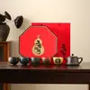 Taza de Arcilla Púrpura Cultural y Creativa de la Ciudad Prohibida Taza de las Cinco Bendiciones Cerámica Yixing Taza de Maestro Juego de Tazas de Té Souvenir de Empresa Regalo Logo Personalizable