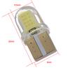 Directo de fábrica T10 COB 4SMD lámpara indicadora de silicona de ancho corto lámpara de matrícula lámpara de lectura de cristal T10