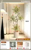 Planta Verde Artificial Nantianzhu, Lujo de Gama Alta, Sofisticada Decoración para Sala de Estar Interior, Árbol Falso de Pie, Planta Simulada