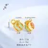 Puzuo Color Fuerte que Conserva el Color Oro Arena Antiguo Accesorios DIY Colgante de Cuenta Dzi de Cinco Rayas Koi Cuentas Espaciadoras para Pulsera Collar