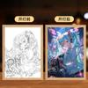 Pintura de Iluminação Ambiente Hatsune Future miku Luz de Noite Luminosa de Mão Luz de Atmosfera para Quarto Enfeites Secundários de Animação