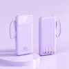 Nuevo producto transfronterizo: un power bank de carga súper rápida con cuatro puertos de carga, diseñado para uso en exteriores, portátil, compacto y se puede llevar en aviones