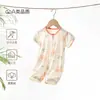 Mameluco de Bebé Verano Clase A Ecológico Delgado de Manga Corta Ropa para Bebé Recién Nacido Fresco Traje para Gatear