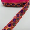 Punto 2cm Estilo Étnico Brillo Retro Cinta Tejida Decoración de Año Nuevo y Navidad Accesorios para el Cabello Pasador Accesorios diy