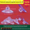 Fornecimento de fábrica 4 CM cabeça de cogumelo de vidro transparente vácuo sem costura forte plástico 4 CM