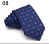 Corbata para Hombre Estilo Coreano Retro Libélula Boda Cuadros Camisa 7cm Vestir Profesional Negocios Manos Flores Rayadas Azules