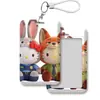 Judy Nick Maquiagem e Moda Gatinho Porta-Cartões Porta-Cartões de Refeição para Casal Porta-Armazenamento de Cartão de Identificação Antiperda para Estudantes Porta-Cartão de Água