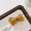 Horquilla de hueso para el pelo de café con leche ámbar de alta calidad, horquilla para el pelo de niña, linda, nueva, para flequillo lateral, pinza de pico de pato, accesorios para el pelo para mujer