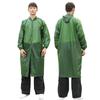 Impermeable de una sola pieza, Tela de tendón engrosada, Poncho de lluvia largo para hombre, Cortavientos impermeable para exteriores para adultos de cuerpo completo integrado, Impermeable al por mayor