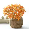 Flores Artificiais, Flores Falsas, Decoração de Sala de Estar para Casa, Enfeites Artificiais, Buquê de Gipsofila, Arte Floral para Casamento