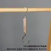 Cabides de Resina para Lojas de Roupas, Cor Café com Textura de Madeira de Alta Qualidade, Tendência para Roupas Femininas, Cabides de Plástico de Marca de Luxo, Marca de Pele