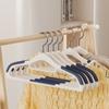 Gancho para Ropa, Antideslizante, Grueso, Sin Marcas, Gancho para Ropa Doméstico, Giratorio, Multifuncional, Plástico de Hombro Ancho, Gancho para Ropa Húmeda y Seca