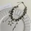 Collar con Remaches de Estrella de Perla Resistentes para Mujer, Gargantilla de Estilo Minimalista, Cadena para Clavícula de Moda, Estilo Y2K