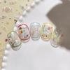 Yitu Ant Picture Carcasa de Gelatina Caramelo Ligero Calcomanías para Arte de Uñas Chica Dulce Celebridad de Internet Popular Calcomanías Decorativas Yt6089
