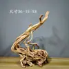 Adornos de Talla de Raíz de Ciprés de Acantilado de Taihang, Tallas de Madera Natural de Forma Libre de Guanyin y Maitreya, Artículos de Regalo, Artesanías de Madera Añeja
