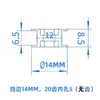 Roda Dentada de Tensionamento 2GT 16 20 Dentes Acessórios para Impressora 3D Polia Roda Síncrona Polia Tipo H Largura da Correia 6/10 Sem Perder Passos